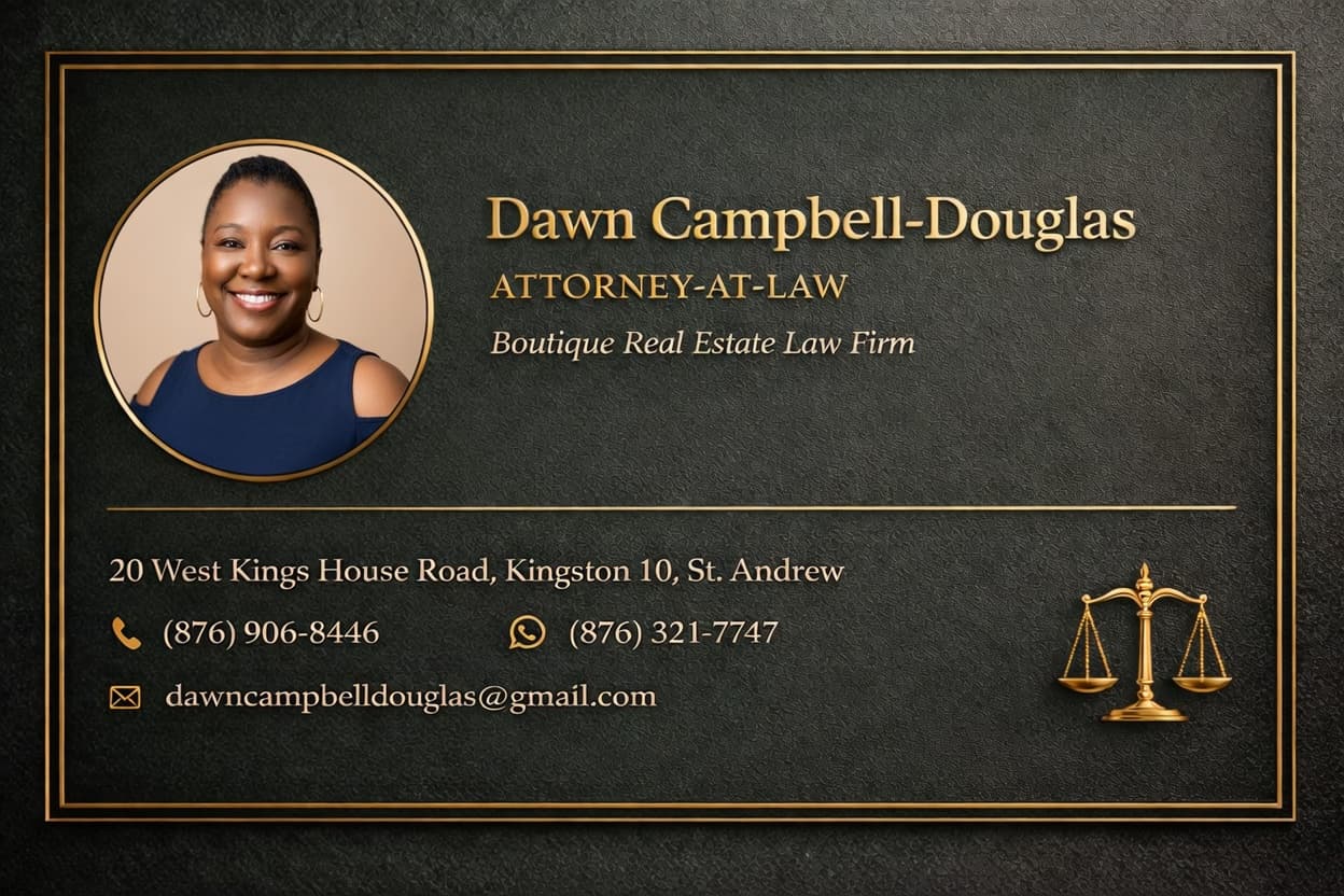Dawn Campbell-Douglas business card front